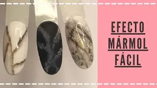 3 IDEAS PARA UÑAS EFECTO MARMOL FÁCIL / 3 easy marble nails design | Areli Cavazos