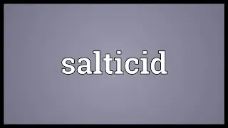 Salticid Meaning