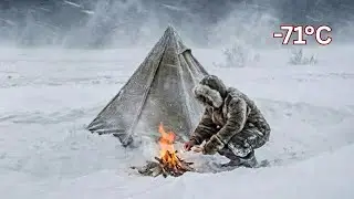 Я пережил метель при температуре -71&deg;C в жаркой палатке | Экстремальная жизнь вдали от цивилизаци...