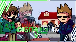 FNF Edd and Tord vs Tom online Eddsworld l Digitalizing