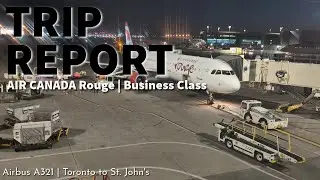 Air Canada Rouge Trip Report - Business Class / Premium Rouge on an Airbus A321 - YYZ to YYT