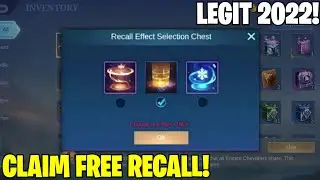 CLAIM FREE EXCLUSIVE RECALL EFFECT LEGIT TRICK 2022! IN MOBILE LEGENDS