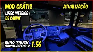 Atualiza&ccedil;&atilde;o do MOD PACK LUZES DE CABINE para Euro Truck Simulator 2 1.56 ETS2 MODS GR&Aacute;TIS