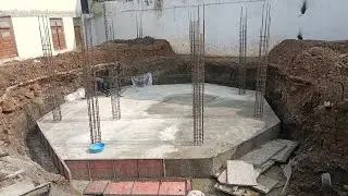Raft Footing steel and casting 