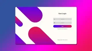 Photoshop cc Tutorial: User Login Page UI Design