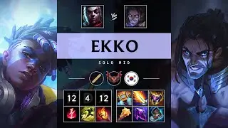 Ekko Mid vs Sylas - KR Grandmaster Patch 25.17
