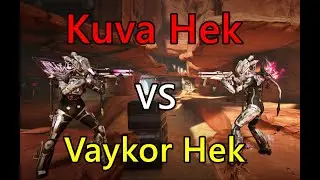Kuva Hek Compared To Vaykor Hek - Is It Good? (Warframe)