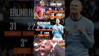 Lamine Yamal La Liga Stats 🆚 Erling Haaland Premier League Stats In 2024/25