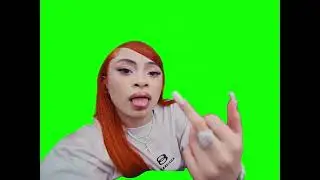 Ice Spice Think You The Shit You Not Even The Fart Green Screen