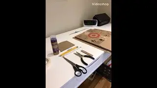 time lapse of cardboard pulley construction
