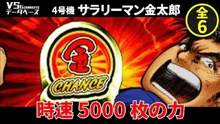 【時速5000枚】がキャッチフレーズ　初代金太郎を4台同時に回したら●●●●●枚！？スマスロ復活なるか！？