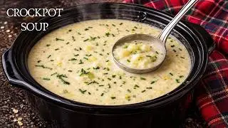 Tattie & Leek Soup | Classic Potato & Leek Soup in the Crock pot | Slow Cooker Recipe