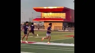 Brice Turner ( 6&rsquo;2&rdquo; 180 lb WR/RB ) at SFA football camp in Del Valle 6-7-22