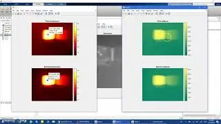 Emissivity calculation using thermal imaging in MATLAB