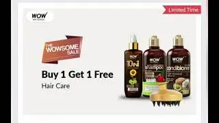 Wow Skin Science Sale live#buy 2 get 70% off#buy 1 get 1 free#link below