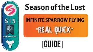 Destiny 2 INFINITE SPARROW FLYING - Season of The Lost