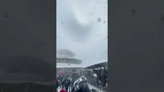 Heavy Snow fall at chandragiri hills