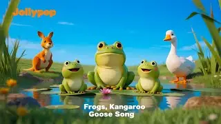 Frogs, Kangaroo & Goose Song | Top 3 Nursery Rhymes for Kids | Jollypop 