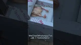 Rabbit meat cutting machine | whole chicken cutter machine