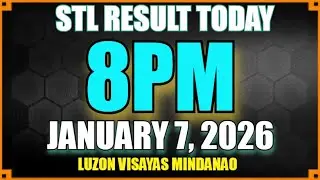 Stl Result Today [8pm MINDANAO JANUARY 7, 2026] Pcso Lotto