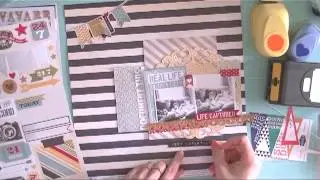 Scraptastic Kit club June Layout by Lilith Eeckels