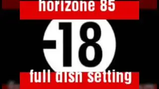Horizon 85 Russian satellite dish setting full channel receive in Pakistan