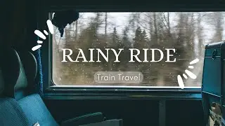 Relaxing Train Ride | Rain Ambiance for sleep