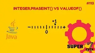 Java Programming Series Episode 113: Integer.parseInt() vs valueOf()