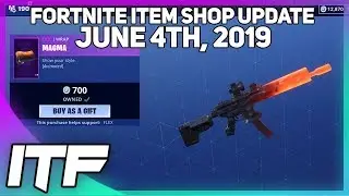 Fortnite Item Shop MAGMA WRAP IS BACK! [June 4th, 2019] (Fortnite Battle Royale)