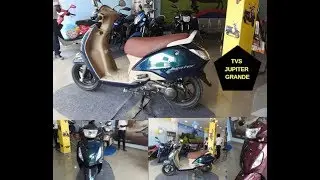 TVS Jupiter Grande Walkaround Review 2018 || What's New In It?