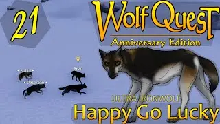 Least Huntable Elk Ever | WolfQuestAE Playthrough | Happy Go Lucky -- ULTRA IRONWOLF | Litter 1 ‣ 21