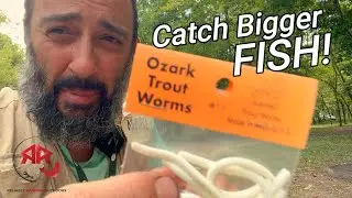 How to use trout worms