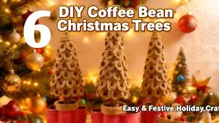 Just Coffee Beans & Hemp Rope?! The Result is a Luxurious Christmas Decoration!