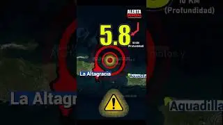 🌍 Sismo de 5.8 entre Rep&uacute;blica Dominicana y Puerto Rico
