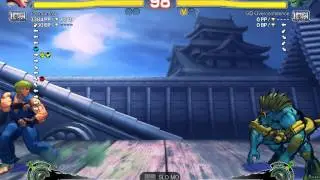 Pacman (Ken) vs Mathius (Blanka) USF4 Online Match