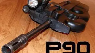 FN P90 (PS90) Replica .22LR MOD Fun-N-Gun Shooting