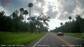 Dashcam: Near Collison with Flying Debris from Trailer