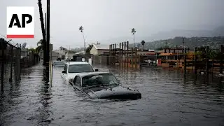 Storm hits southeast California, flooding roads