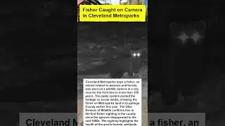 Fisher Caught on Camera in Cleveland Metroparks #Fisher #Cleveland #Metroparks