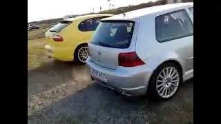 Golf IV R32 sound vs seat Leon Vr6