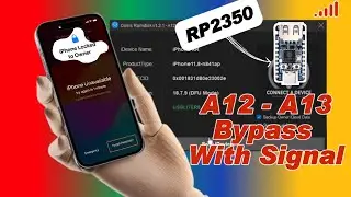 Osiris Ramdisk, Passcode bypass, USBliter8 icloud bypass, A12 - A13 Passcode Bypass, with signal