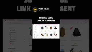 ECOMMERCE WEBSITE | #webdevelopment #html #programming #shorts