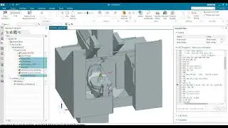 Siemens NX Post Processor for Mazak variaxis ij-600 5axis with machine simulation