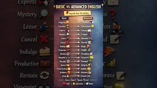 Basic 🆚 Advanced English