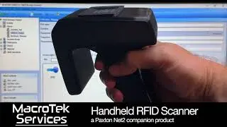 MacroTek Handheld WiFi-enabled RFID Scanner with Paxton Net2 Integration
