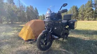 Motorcycle Camping on BLM Land