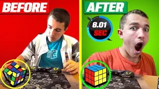 3x3 One-Handed in 8.01 Seconds [HuaMeng YS3M]