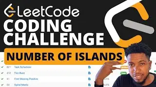 Doing a coding challenge LIVE: Number of Islands!