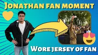 Jonathan fan moment 😍🔥| Wore jersey of fan 😍#jonathangaming #jonathanbgmi