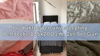 Produktbewertung sleepling Bettdecke 135x200 cm, 2er Set Ganzjahresdecke 135 x 200, Decke Made in EU